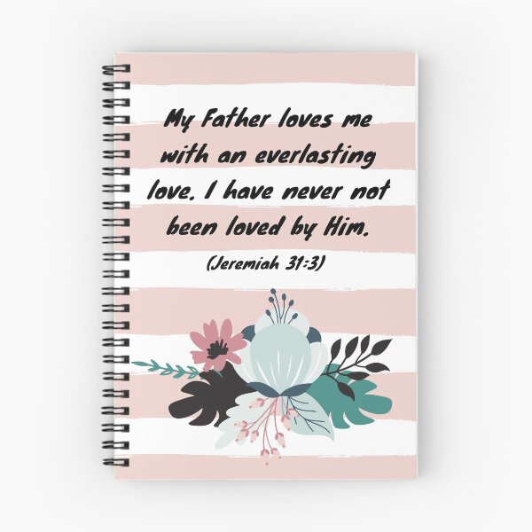Item preview, Bible Verse Art - My Father Loves Me With An Everlasting Love designed and sold by JacquelineLim.