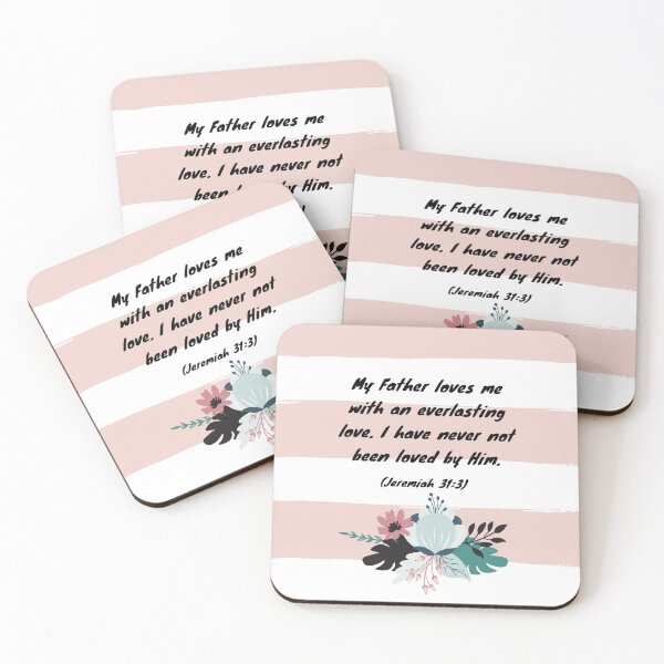 Item preview, Bible Verse Art - My Father Loves Me With An Everlasting Love designed and sold by JacquelineLim.