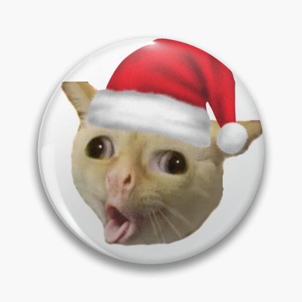 Item preview, Coughing Cat In Christmas Meme designed and sold by sandza.