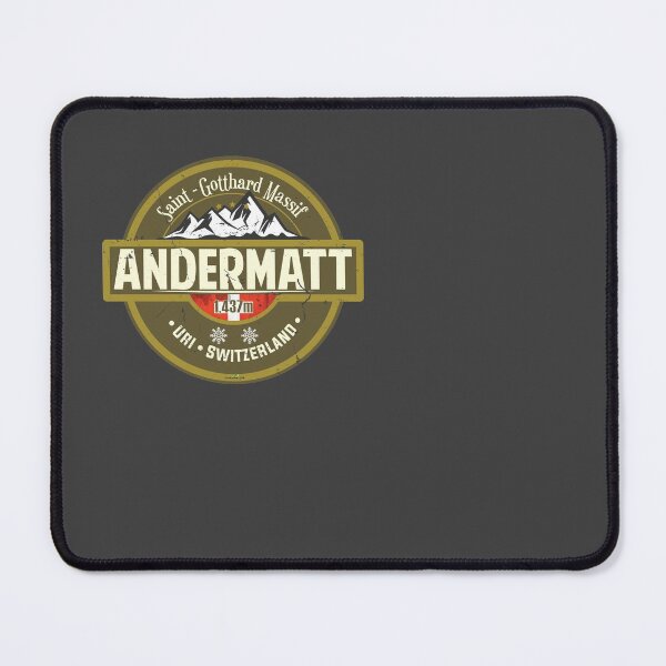 Item preview, Andermatt Ski Switzerland Skiing Alps Sticker T-Shirt 03 designed and sold by OuterShellUK.