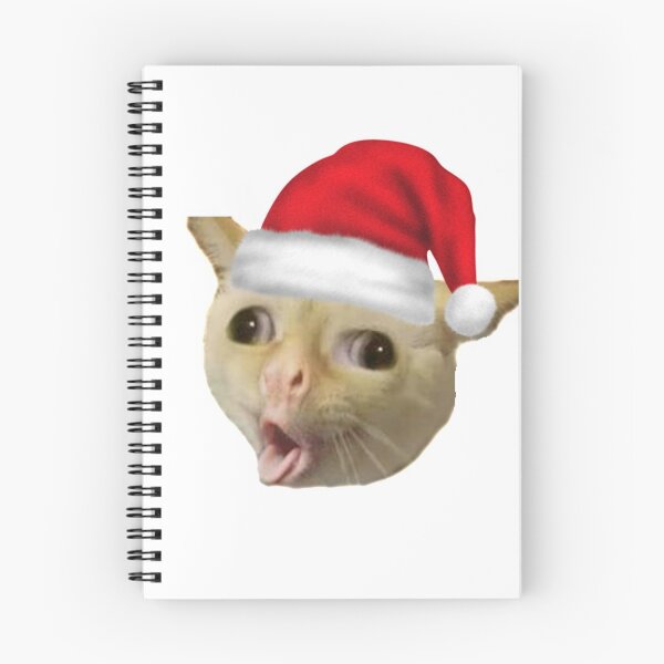 Item preview, Coughing Cat In Christmas Meme designed and sold by sandza.