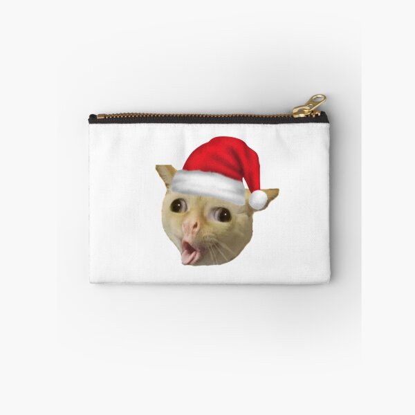Item preview, Coughing Cat In Christmas Meme designed and sold by sandza.