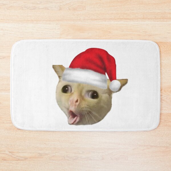 Item preview, Coughing Cat In Christmas Meme designed and sold by sandza.