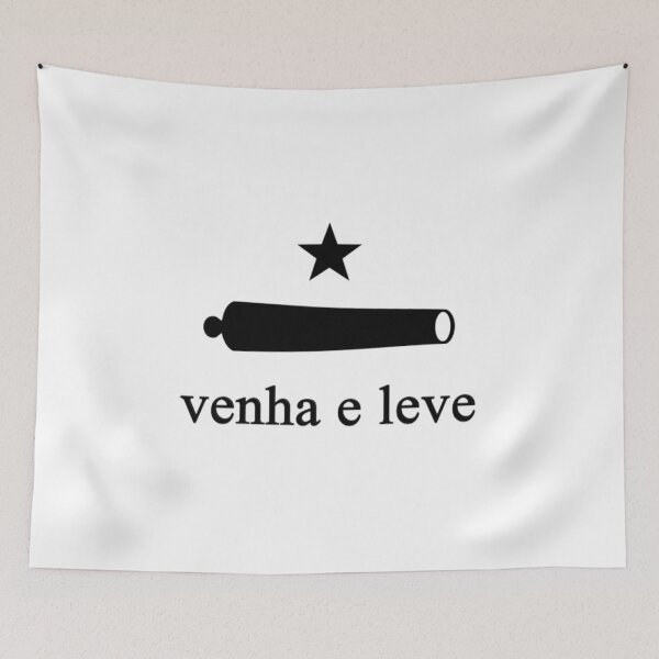 Item preview, bandeira 'venha e leve' (Portuguese Come and Take It Flag) designed and sold by JonathanR1994.