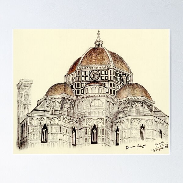Item preview, Duomo of Florence designed and sold by ChloARTe.