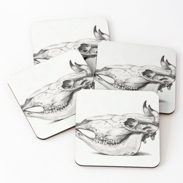 Item preview, cow skull illustration designed and sold by cheechlaroo13.