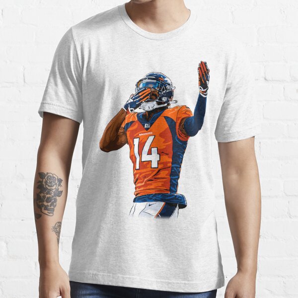 Women's Courtland Sutton One Color T-Shirt - Ash - Tshirtsedge