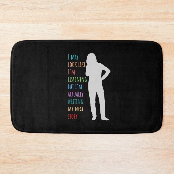 Item preview, I may look like I'm listening but I'm actually writing my next story (DARK COLOURS) designed and sold by Scribblehound.