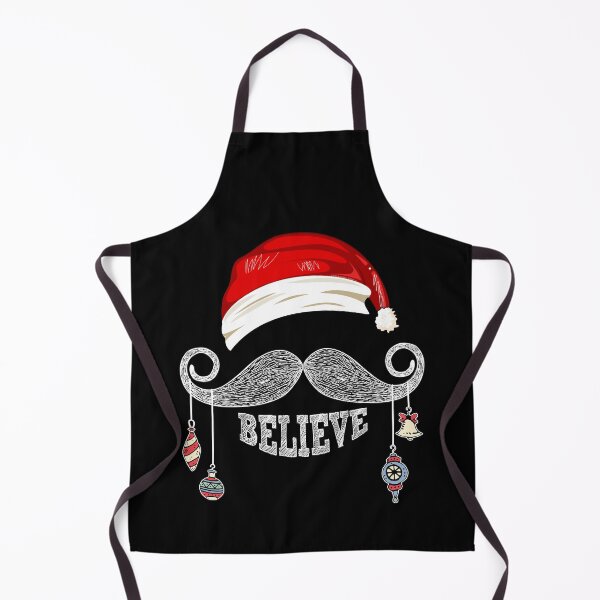 Item preview, Believe Christmas Santa Mustache with Ornaments designed and sold by Dibble Dabble Designs.
