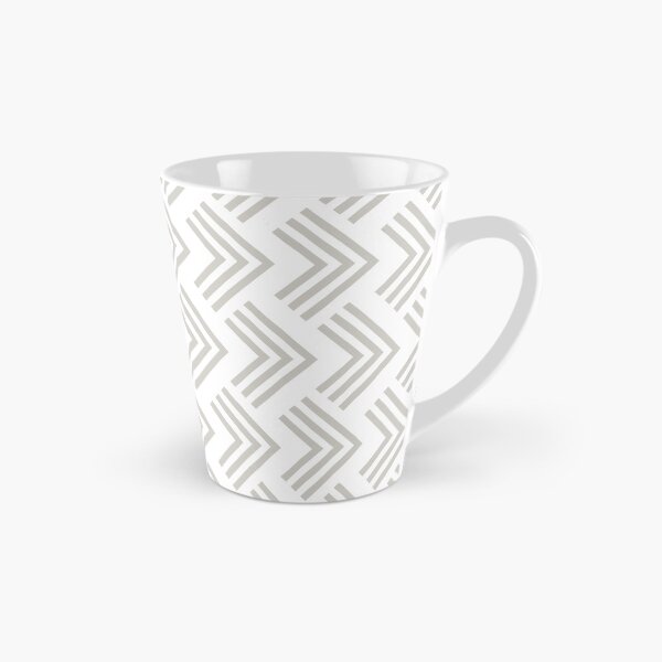 Artikelvorschau, Gray and White Art Deco Chevron Arrow Pattern Pairs Dulux 2022 Popular Colour Morning Oats - Color Trends entworfen und verkauft von ColorOfTheYears.