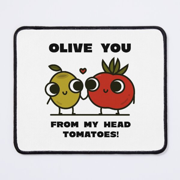 Item preview, Olive you from my head tomatoes designed and sold by yassineddy.