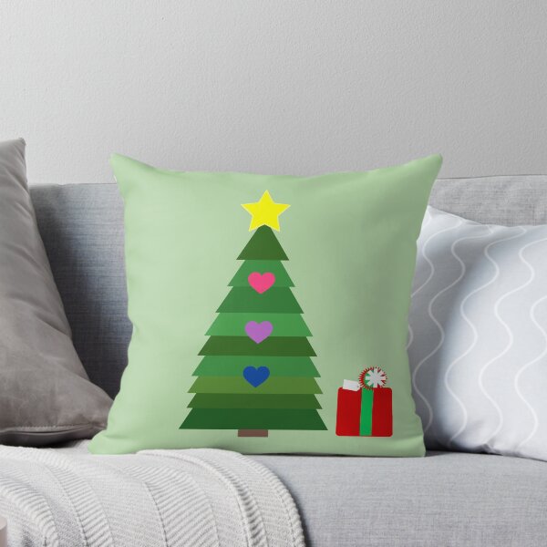 Artikelvorschau, Bi Pride Hearts Weihnachtsbaum entworfen und verkauft von Day10Machine.