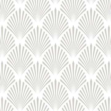 Vorschaubild zum Design Gray and White Elegant Scallop Fan Pattern Pairs Dulux 2022 Popular Colour Morning Oats - Color Trends von ColorOfTheYears