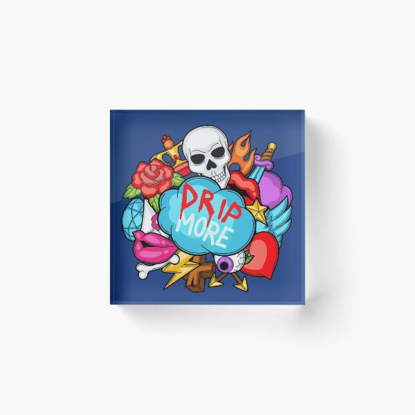 Item preview, Drip More Tattoo Collage designed and sold by CrisisCo.