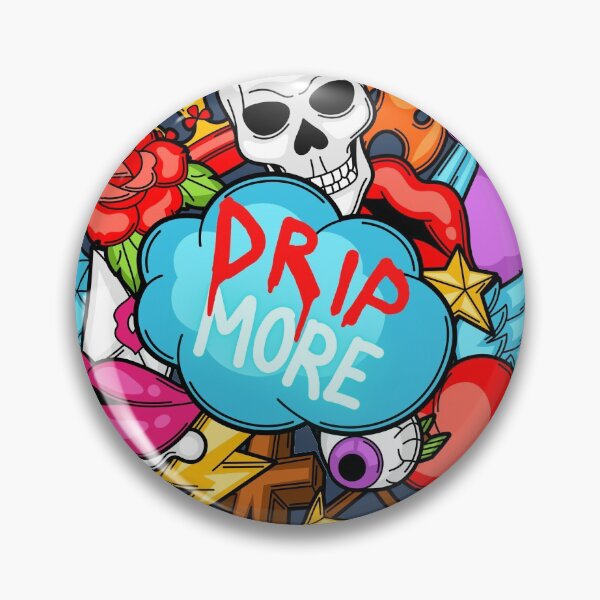 Item preview, Drip More Tattoo Collage designed and sold by CrisisCo.