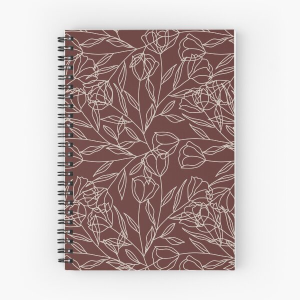Item preview, Rusty Lineart Flower Pattern designed and sold by subidesigns.