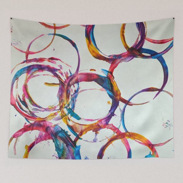 Item preview, Rainbow Ring Splatter designed and sold by Just1Voice.