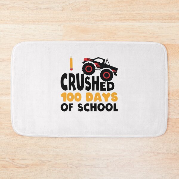 Item preview, I Crushed 100 Days Of School 100th Days Kids Boys Monster Truck designed and sold by clothesy7.