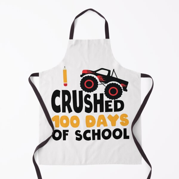 Item preview, I Crushed 100 Days Of School 100th Days Kids Boys Monster Truck designed and sold by clothesy7.
