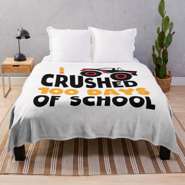 Item preview, I Crushed 100 Days Of School 100th Days Kids Boys Monster Truck designed and sold by clothesy7.