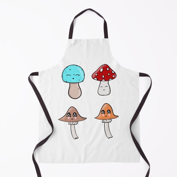 Item preview, Kawaii Mushrooms (Blue, Red, Brown, and Orange) designed and sold by BioLushGraphics.