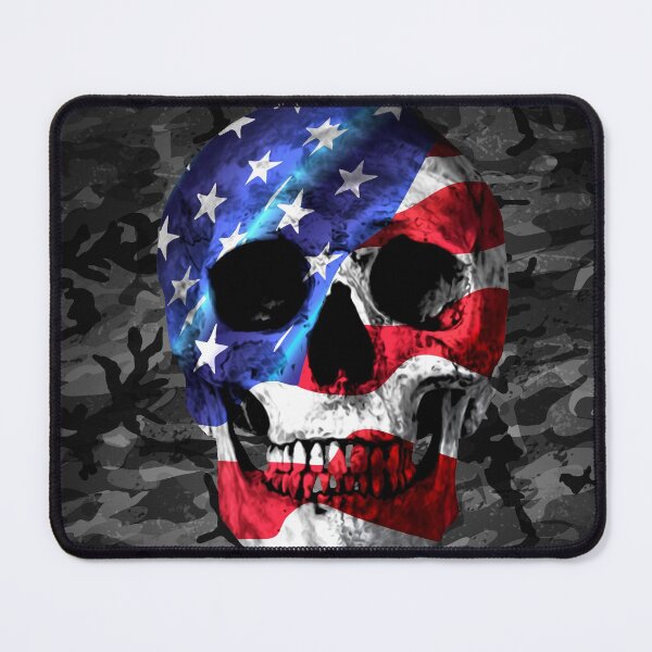 Item preview, skull flag camo wallpaper designed and sold by Sympetrum.