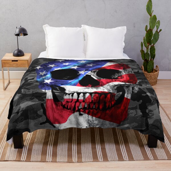 Item preview, skull flag camo wallpaper designed and sold by Sympetrum.