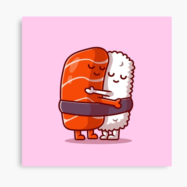 i love sushi Canvas Print