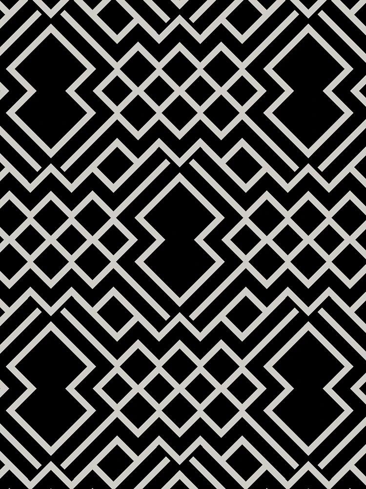 Thumbnail 6 von 6, Premium Oversized Pullover, Black and Gray Modern Geometric Shape Pattern Pairs Dulux 2022 Popular Colour Morning Oats - Color Trends designt und verkauft von ColorOfTheYears.