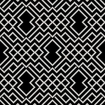 Vorschaubild zum Design Black and Gray Modern Geometric Shape Pattern Pairs Dulux 2022 Popular Colour Morning Oats - Color Trends von ColorOfTheYears