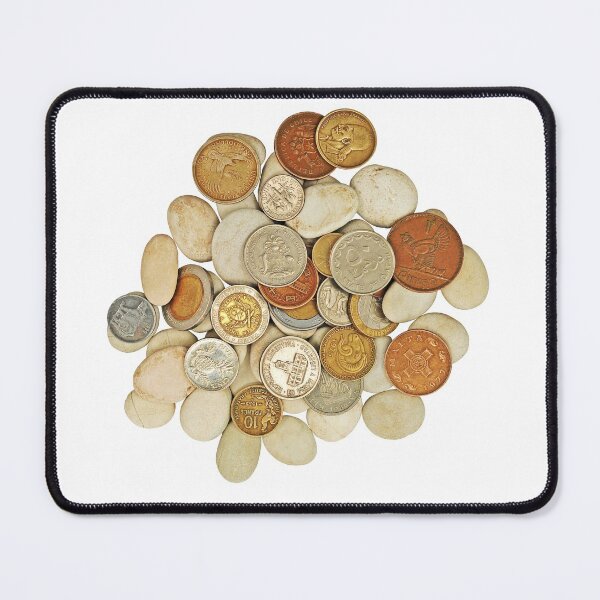 Item preview, Coins on a small smooth stones. designed and sold by IaroslavB.