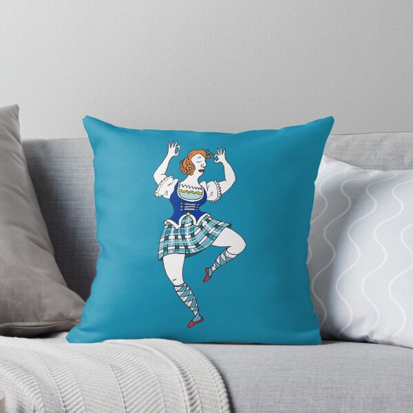 Item preview, Scottish girl dancing designed and sold by BalbinaStudio.