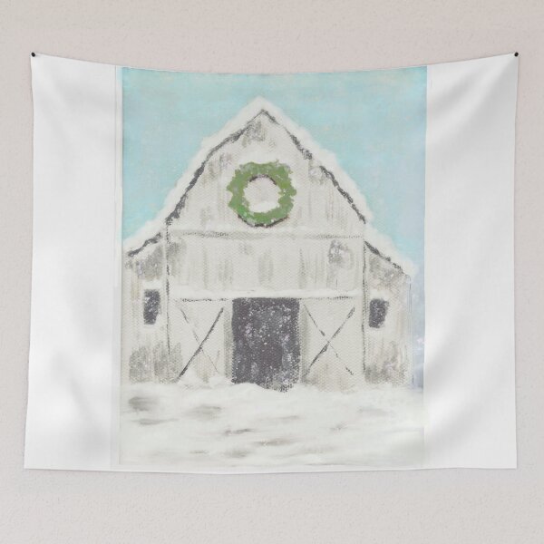 Item preview, Barn on a snowy day. designed and sold by Shelly  Moore.