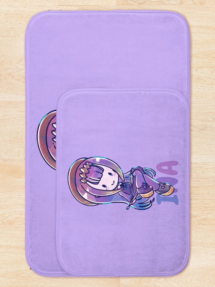 Thumbnail 5 of 6, Bath Mat, Chibi Ina! designed and sold by Sedeto.