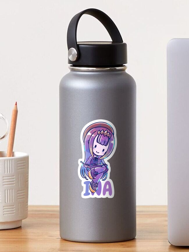 Thumbnail 1 of 3, Sticker, Chibi Ina! designed and sold by Sedeto.