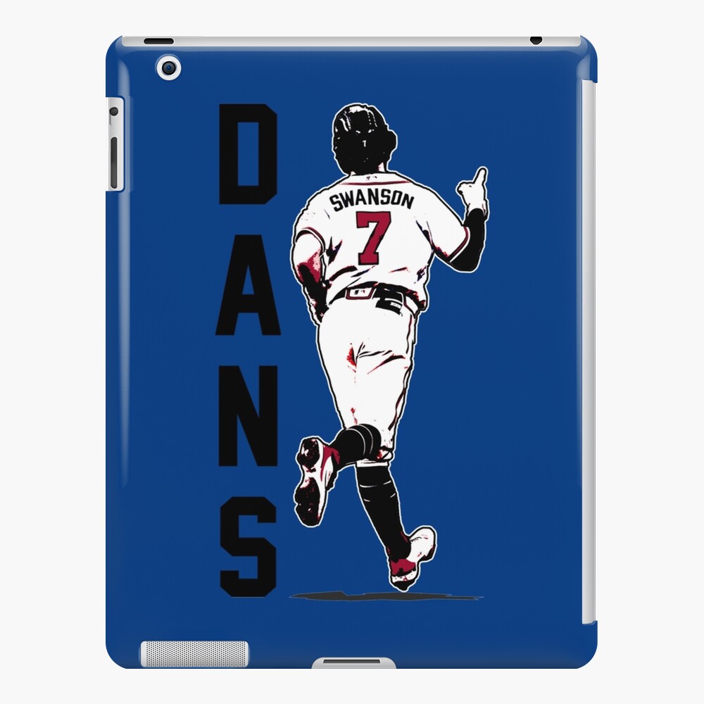 dansby swanson jersey number iPad Case & Skin for Sale by madisonsummey