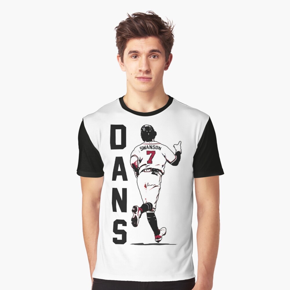 dansby swanson jersey number iPad Case & Skin for Sale by