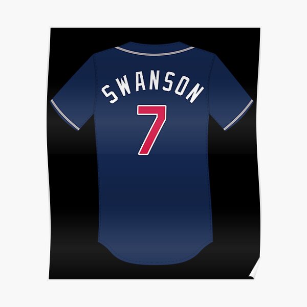 MLB Atlanta Braves - Dansby Swanson 17 Wall Poster, 14.725 x