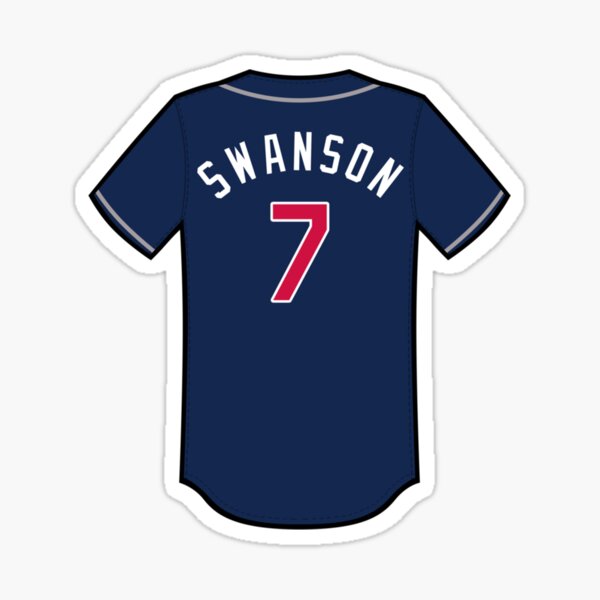 MLB Jersey Numbers on X: INF Dansby Swanson (@LieutenantDans7