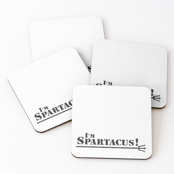 Item preview, I'M SPARTACUS! (Black text) designed and sold by Rik Berry.