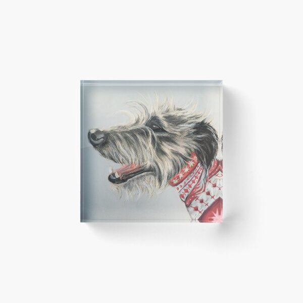 Artikelvorschau, Schmuddeliger Lurcher im Weihnachtspullover entworfen und verkauft von Merlinsmates.