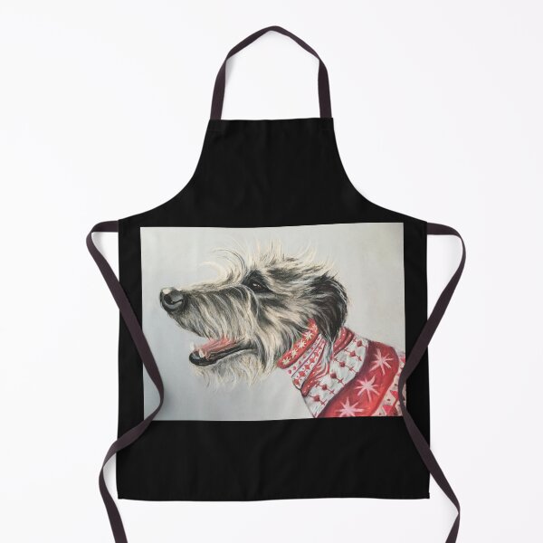 Item preview, Scruffy Lurcher in Christmas jumper designed and sold by Merlinsmates.