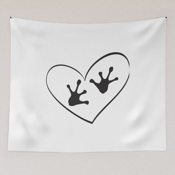 Item preview, Heart frogs, frog lovers designed and sold by Smileycreation.