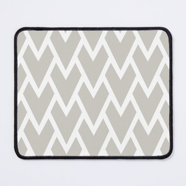 Artikelvorschau, Gray and White Tessellation Line Pattern 17 Pairs Dulux 2022 Popular Colour Morning Oats - Color Trends entworfen und verkauft von ColorOfTheYears.