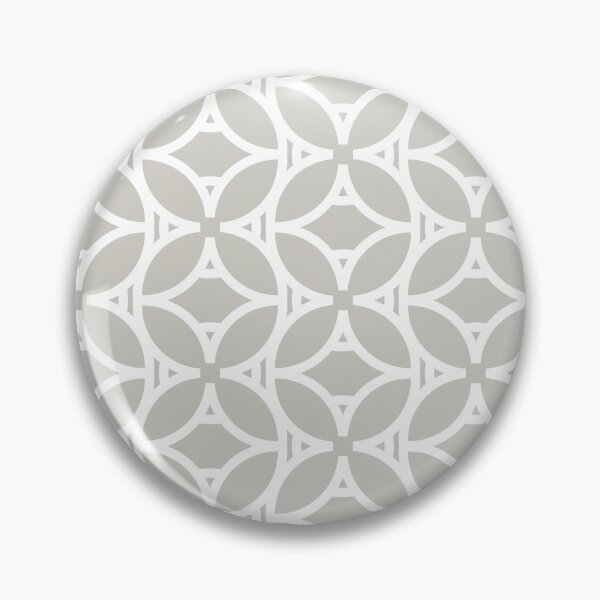 Artikelvorschau, Gray and White Tessellation Line Pattern 37 Pairs Dulux 2022 Popular Colour Morning Oats - Color Trends entworfen und verkauft von ColorOfTheYears.