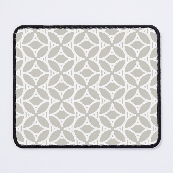 Artikelvorschau, Gray and White Tessellation Line Pattern 37 Pairs Dulux 2022 Popular Colour Morning Oats - Color Trends entworfen und verkauft von ColorOfTheYears.