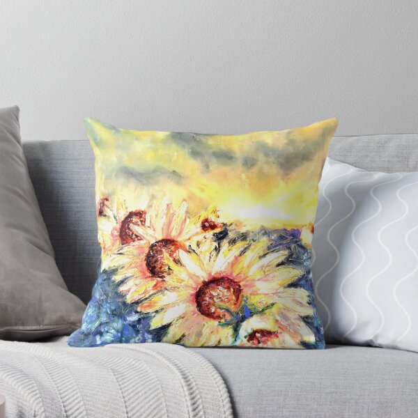 Item preview, Sunset and sunflowers  designed and sold by Merlinsmates.