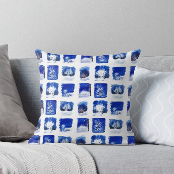 Item preview, Winter Postcards Pattern designed and sold by Daria Busek.