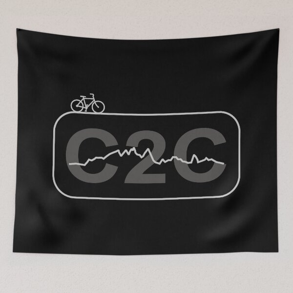 Item preview, C2C Cycle Route B/W designed and sold by cycleexplorers.
