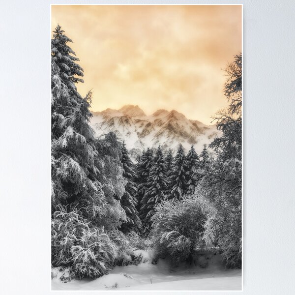 Item preview, In the heart of the snowy forest designed and sold by OrionPhotograph.